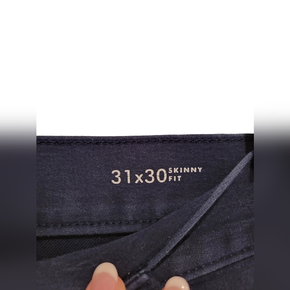 Banana Republic Men's Skinny Traveler Navy Dark Blue Pants Chinos Khakis 31 x 30 - Picture 5 of 7